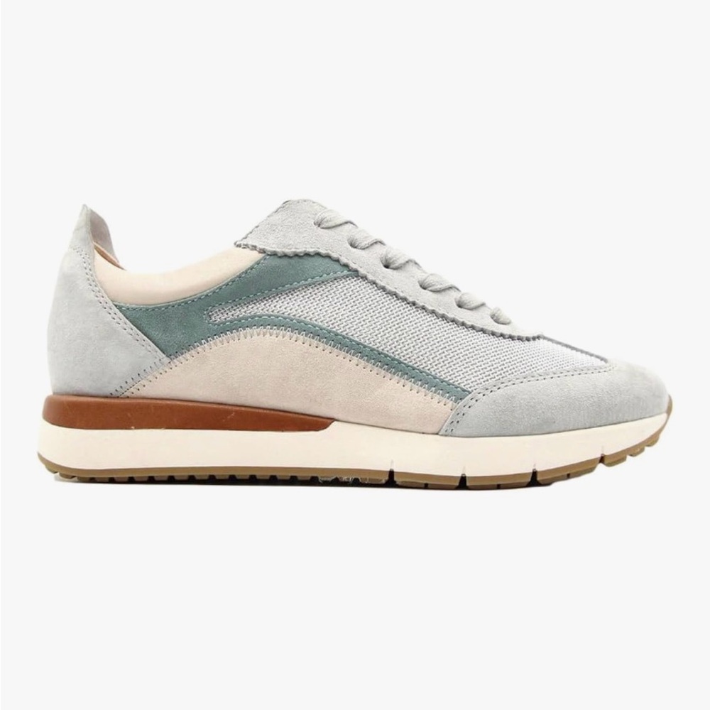 Gray and Cream Sneakers